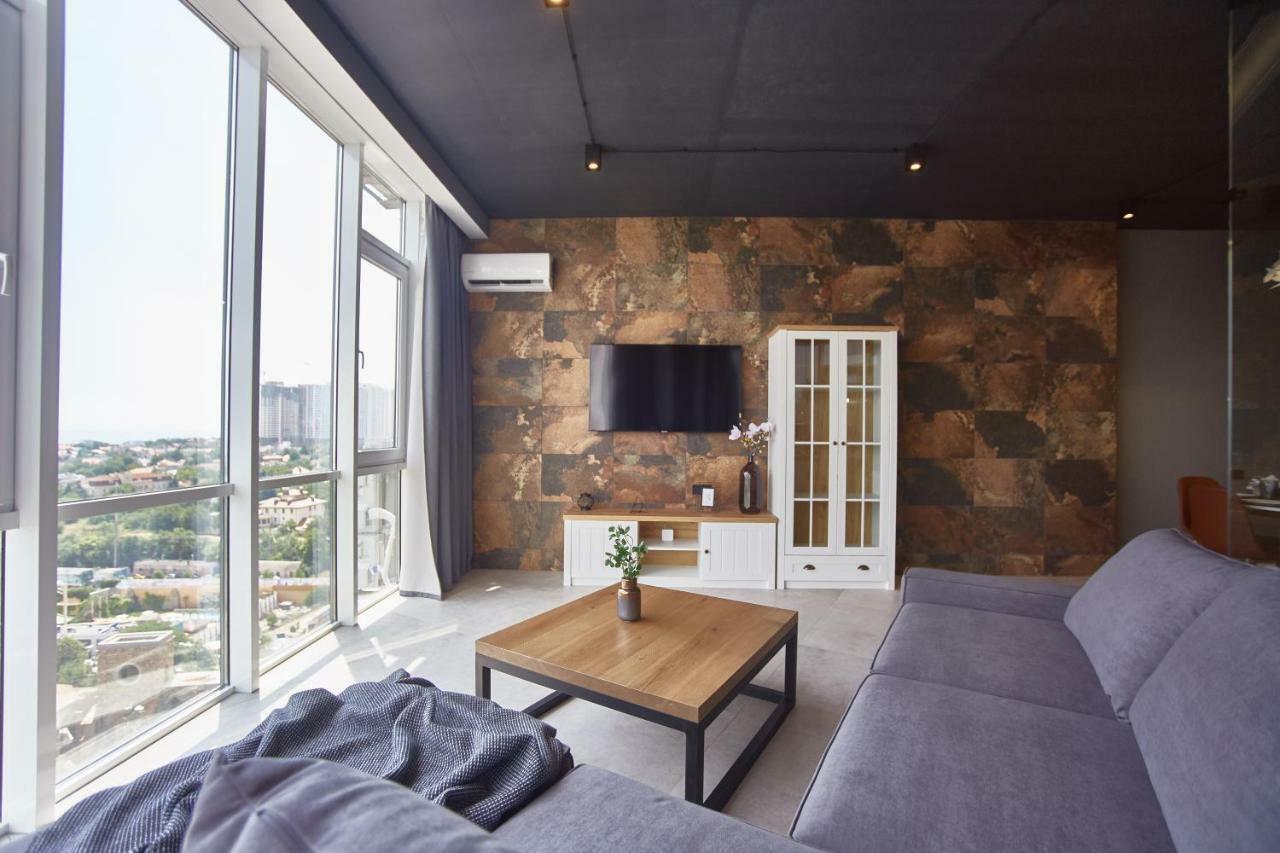 Gagarin Plaza Luxury Sea View Apartments أوديسا المظهر الخارجي الصورة